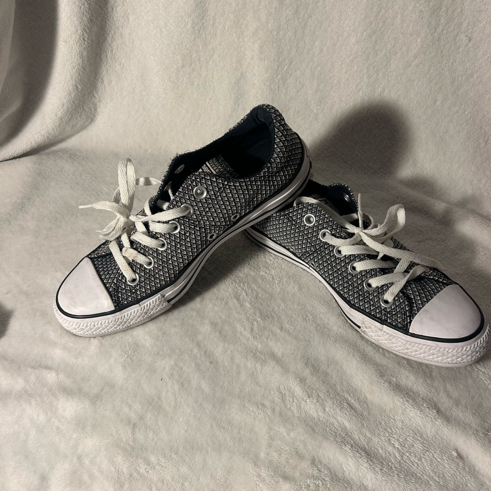 Converse Black and White Athletic Shoes